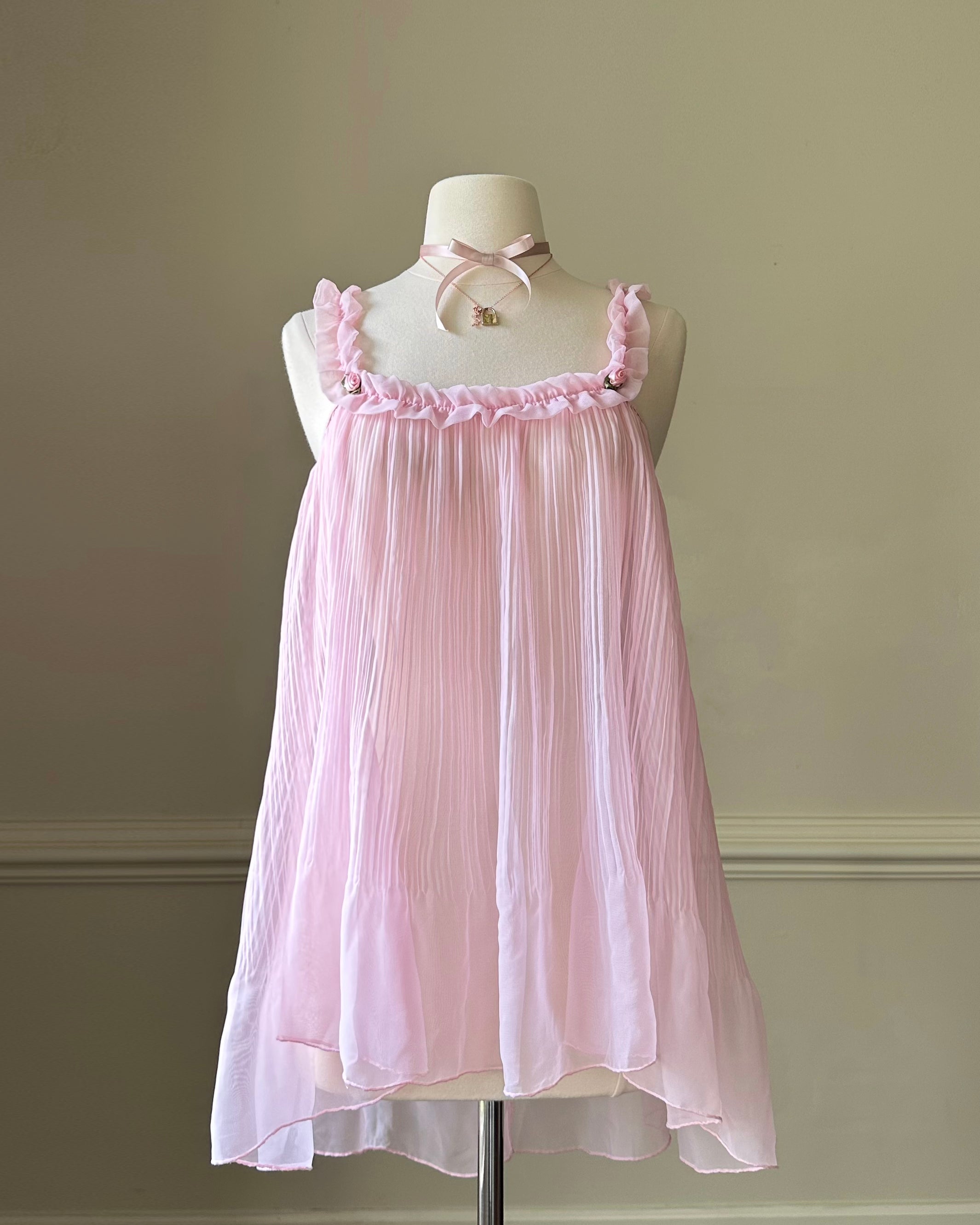 Victoria's Secret 2006 babydoll pastel pink slip dress – ethereal vintage