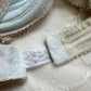 Vintage Baby Blue Brocade Bustier Bra