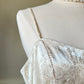 Victoria’s Secret Babydoll Vintage Beige Slip Dress featuring Rosette Embossing Bustier