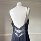 RARE Dark Feminine Nightgown Set includes Complete Sheer Bodice Maxi Slip