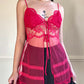 Super Sexy Total Sheer Victoria’s Secret Babydoll Slip in Vibrant Red