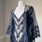 RARE Dark Feminine Nightgown Set includes Complete Sheer Bodice Maxi Slip