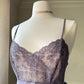 Victoria’s Secret Ballet Slip in Mauve featuring Sheer Floral Embroidery Bustier
