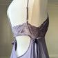 Victoria’s Secret Ballet Slip in Mauve featuring Sheer Floral Embroidery Bustier