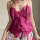 Victoria’s Secret Brocade Embossed Camisole in Maroon Purple