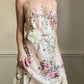 Victoria’s Secret Vintage Floral Slip Dress featuring Vibrant Flower Bouquet Print