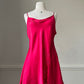 Victoria’s Secret Sultry Red Slip Dress featuring Lace Embroidery Lining