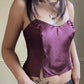 Vintage Victoria’s Secret 100% silk plum camisole top