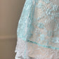 Victoria’s Secret frosty fairy split skirt featuring layered floral lace