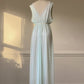 Vintage pastel mint satin nightgown