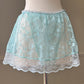 Victoria’s Secret frosty fairy split skirt featuring layered floral lace