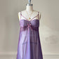 Vintage dusty plum babydoll slip dress