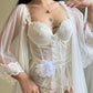 Soft Fairy Bustier Corset featuring Delicate Lace Bodice
