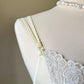Victorian Inspired Pastel Yellow Midi Dress featuring Intricate Floral Embroidery