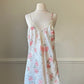 Stunning Vintage Rosette Set include Rose Embossed Slip Dress