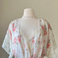 Stunning Vintage Rosette Set include Rose Embossed Slip Dress