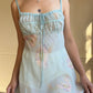 Victoria’s Secret Milkmaid Babydoll LIMITED EDITION Baby Blue Slips