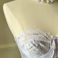 Satin Frederick's of Hollywood Strapless Corset in Light Iris Purple