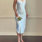Vintage Lingerie & Co. pastel blue lace slip dress