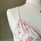 Vintage Rosette Print Camisole featuring Laced Embroidery