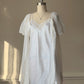 Vintage Sheer Lace Robe – Ivory Chiffon
