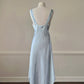 Vintage Lingerie & Co. pastel blue lace slip dress