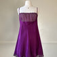 Vibrant Purple Victoria’s Secret Satin Slip Dress