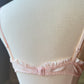 Victoria’s Secret Milkmaid Slips Cotton Candy featuring Embossed Floral Embroidery