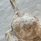 Vintage cream Japanese brassiere featuring neutral intricate embroidered