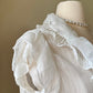 Stunning Rop featuring Layered Ruffled Details with Crinkled Material