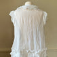 Stunning Rop featuring Layered Ruffled Details with Crinkled Material