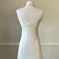 Vintage 90's Bustier Slip Dress featuring Golf Flowers Embroidery