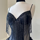 Secret Treasure exotic corset-inspired top featuring glittered tinsels