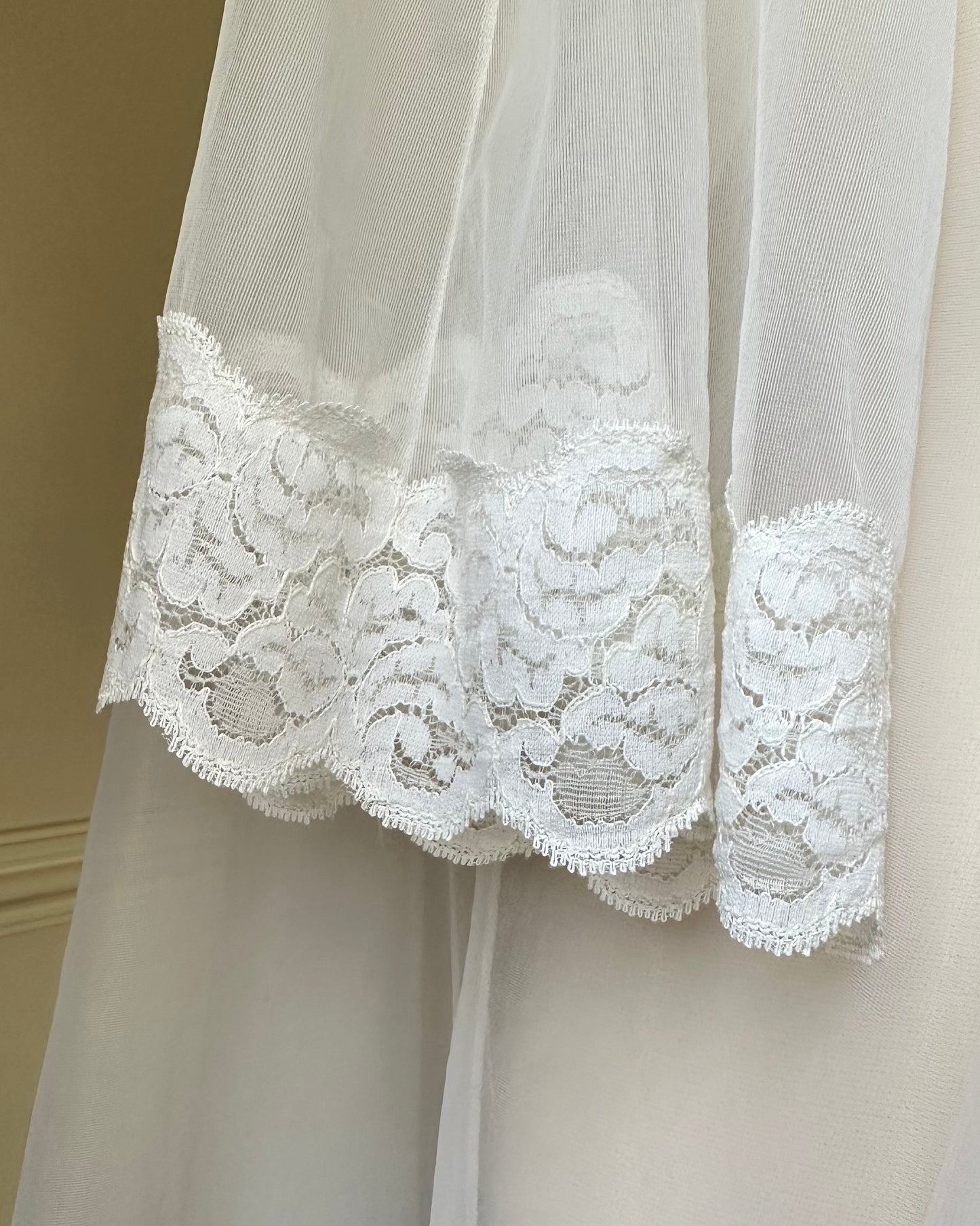 Delicate Dreamy Sheer Cape featuring Pleated Chiffon Material