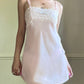 Babydoll Slip Dress featuring Daisy Embroidery Bustier