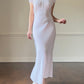 Vintage 30s Style Rayon Dress featuring Daisy Embroidery Pattern
