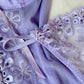 Lovely Lavender Slip Set includes a Bustier Corset and Matching Thongs