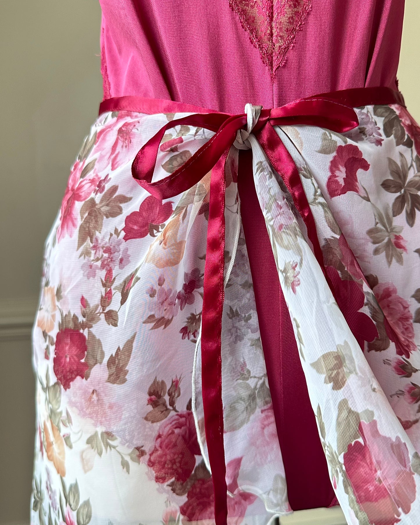 Sheer Floral Cover Up Skirt featuring Watercolor Flower Prints