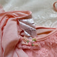 Sweet Tangerine Pink Maxi Slip Dress featuring Delicate Laced Fringe