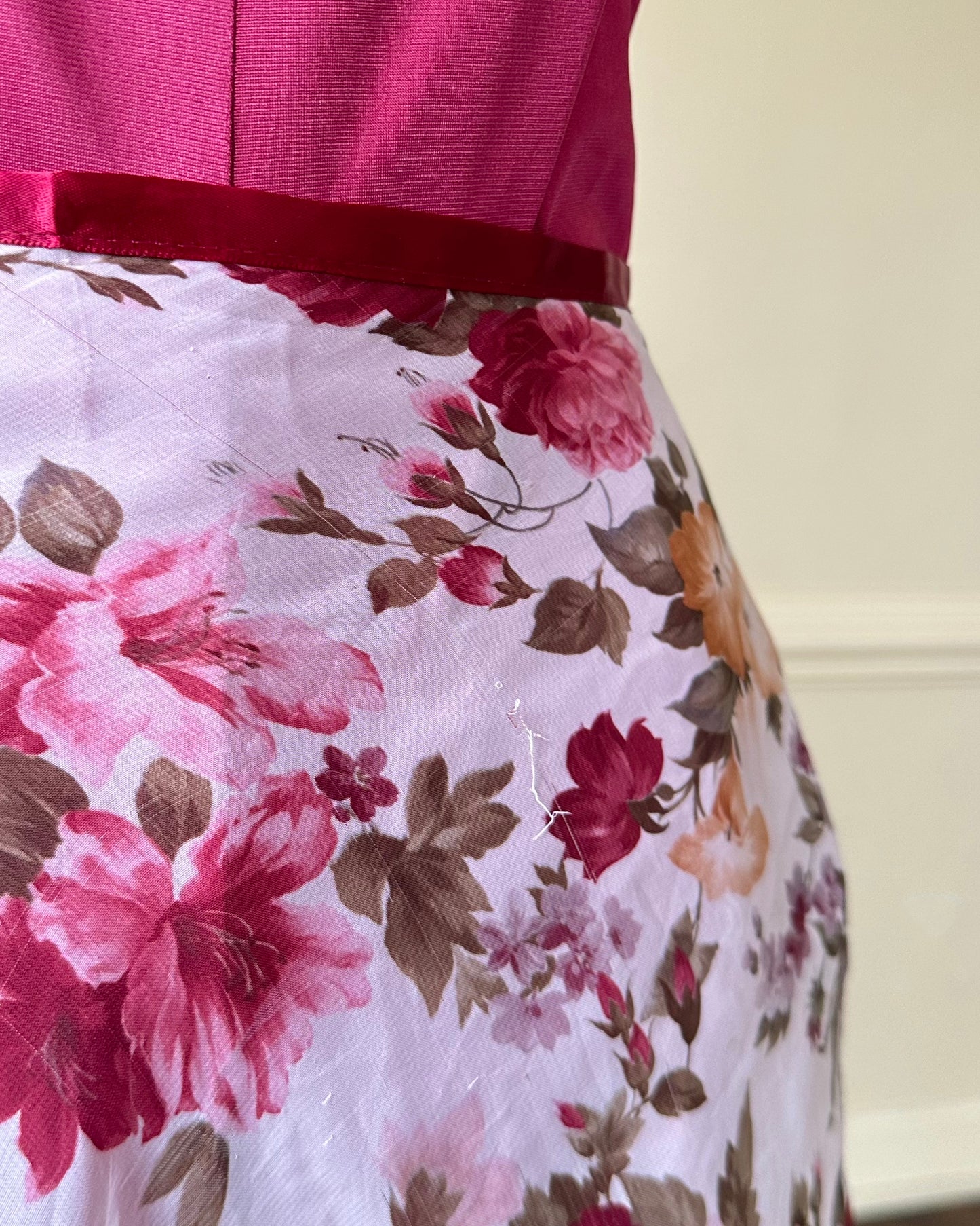 Sheer Floral Cover Up Skirt featuring Watercolor Flower Prints