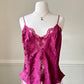 Victoria’s Secret Brocade Embossed Camisole in Maroon Purple