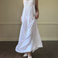 Vintage Christian Dior’s Ethereal Maxi Dress featuring Semi Sheer Pleated Skirt