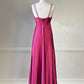 Vintage Dior maroon satin maxi dress featuring paisley embroidery bust