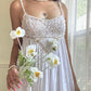 Vintage Christian Dior’s Ethereal Maxi Dress featuring Semi Sheer Pleated Skirt