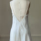 Victoria's Secret Ivory Silk Slip Dress — Lace Trim
