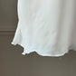 Linea Donatella White Mesh Babydoll Dress — Lace Appliqué Cups