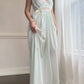 Vintage pastel mint satin nightgown