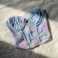 Adorable Spring Washed Floral Corset in Sheer Blue
