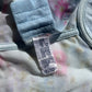 Adorable Spring Washed Floral Corset in Sheer Blue