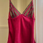 Victoria’s Secret Silk Camisole with Sheer Black Lace Cups